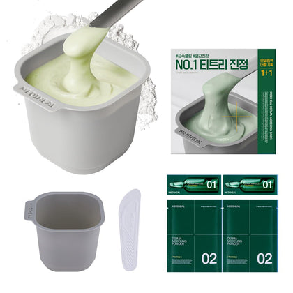 MEDIHEAL Teatree Derma Modeling Pack front view with packaging