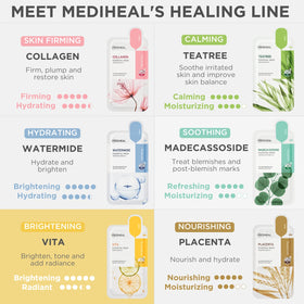 MEDIHEAL Vita Essential Face Mask in eco-friendly packaging