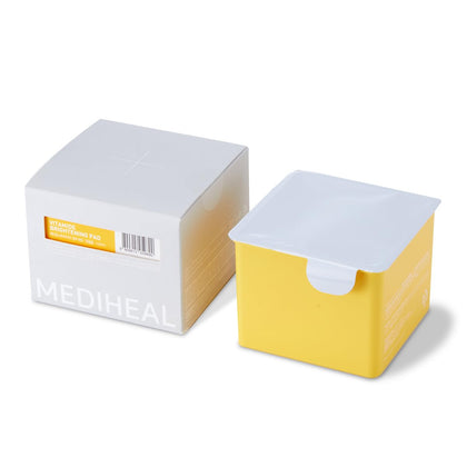 MEDIHEAL Vitamide Brightening Toner Pads refill packaging front view