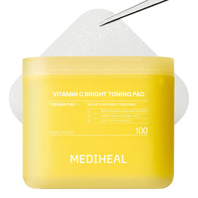 MEDIHEAL Vitamin C Bright Toning Toner Pads front view
