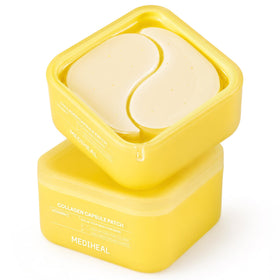 MEDIHEAL Vitamin C Collagen Capsule Eye Patches front view packaging