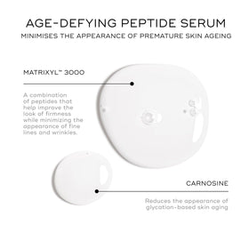 Medik8 Liquid Peptides Serum back view showing ingredients