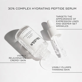 Medik8 Liquid Peptides Serum lifestyle scene on bathroom counter