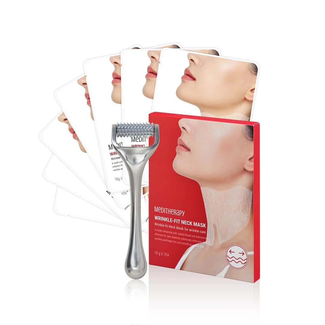 MEDITHERAPY Wrinkle-fit Neck Mask packaging front view