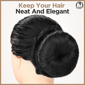 Medium hair donut bun maker from Teenitor
