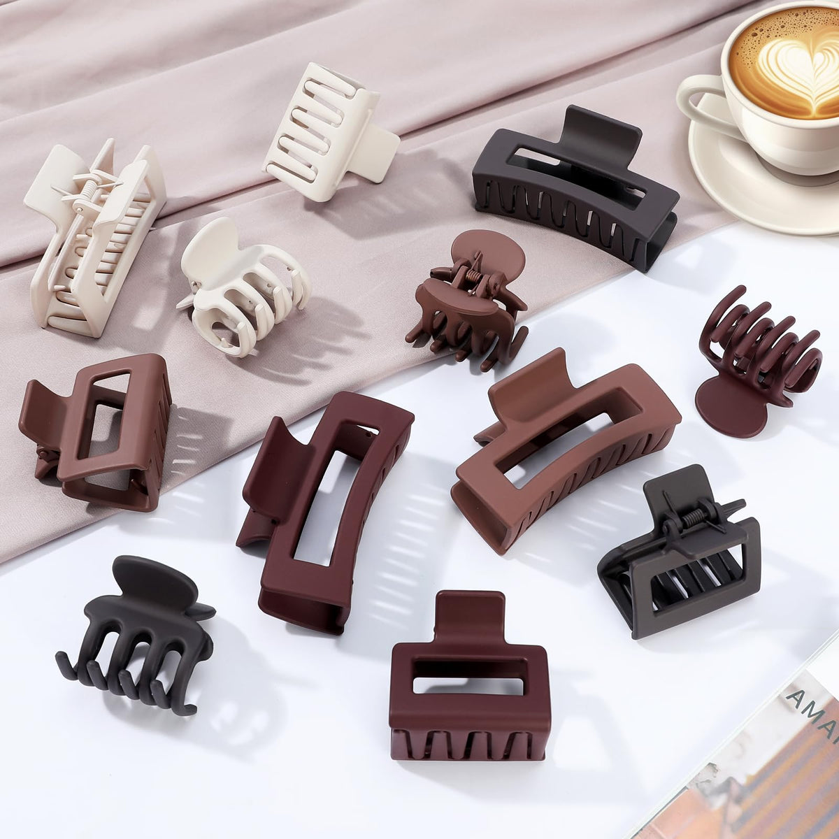 Medium square hair claw clip from SMKSL set
