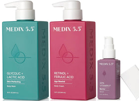 Medix 5.5 Anti Aging Skin Care Set including Retinol Cream and Exfoliating Wash