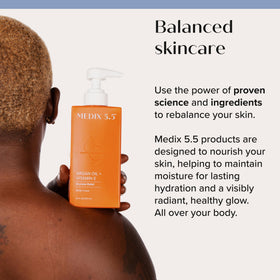 Medix 5.5 Argan Oil Cream back view with label