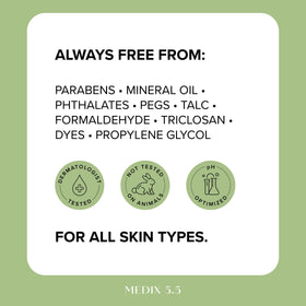 Medix 5.5 Coconut Body Lotion in a lifestyle setting