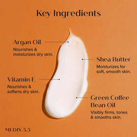 Medix 5.5 Coconut Oil cream texture close-up