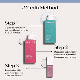 Medix 5.5 Exfoliating Body Wash Gel with fresh eucalyptus