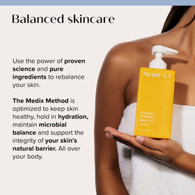 Medix 5.5 Firming Retinol Body Lotion and Vitamin C Cream packaging