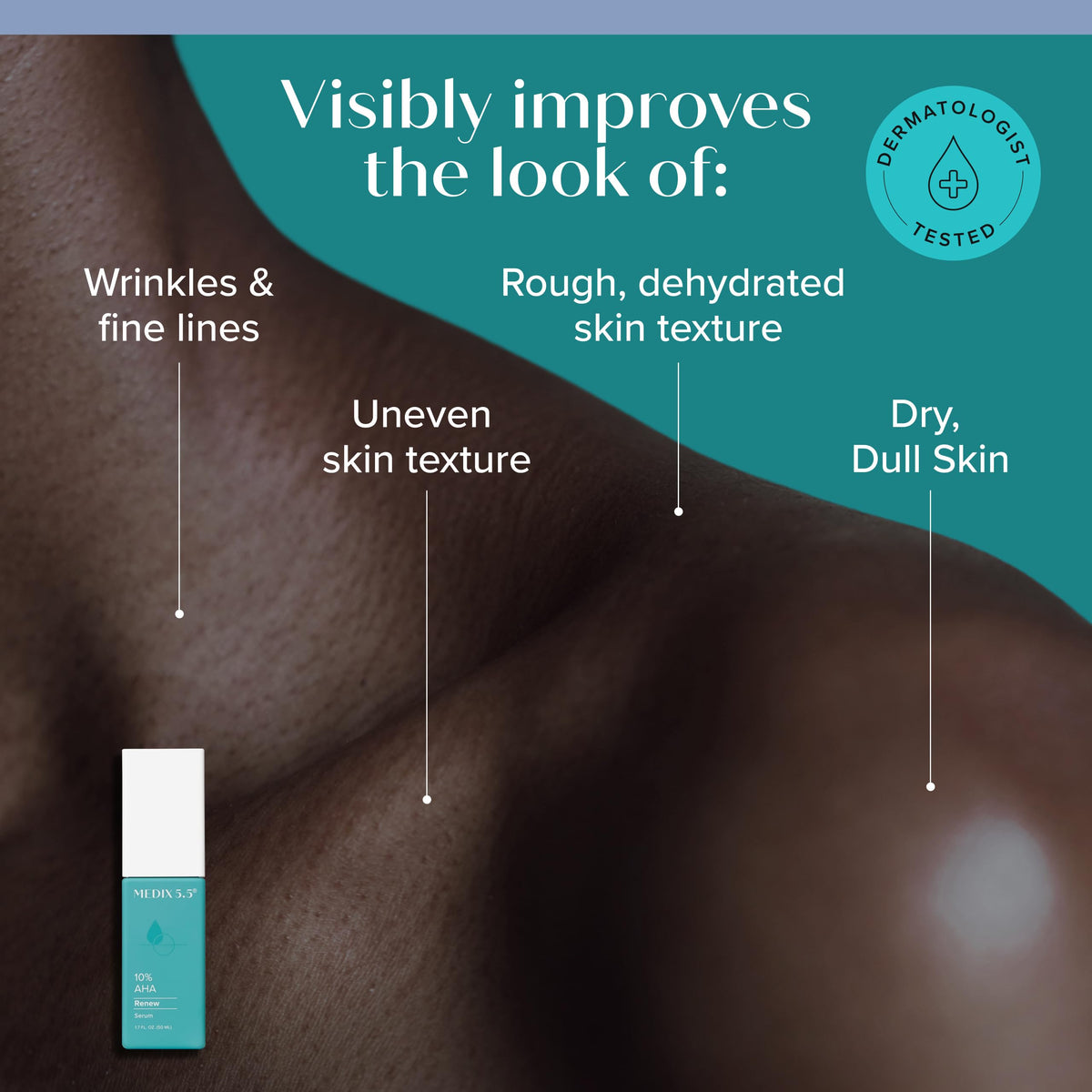 Medix 5.5 Glycolic Acid Exfoliating Body Wash texture