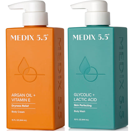 Medix 5.5 Glycolic Acid Exfoliating Face & Body Wash front view
