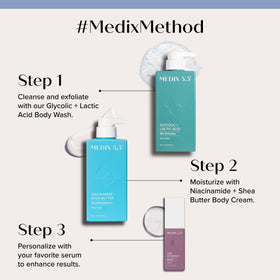 Medix 5.5 Niacinamide Face Moisturiser with shea butter and aloe ingredients