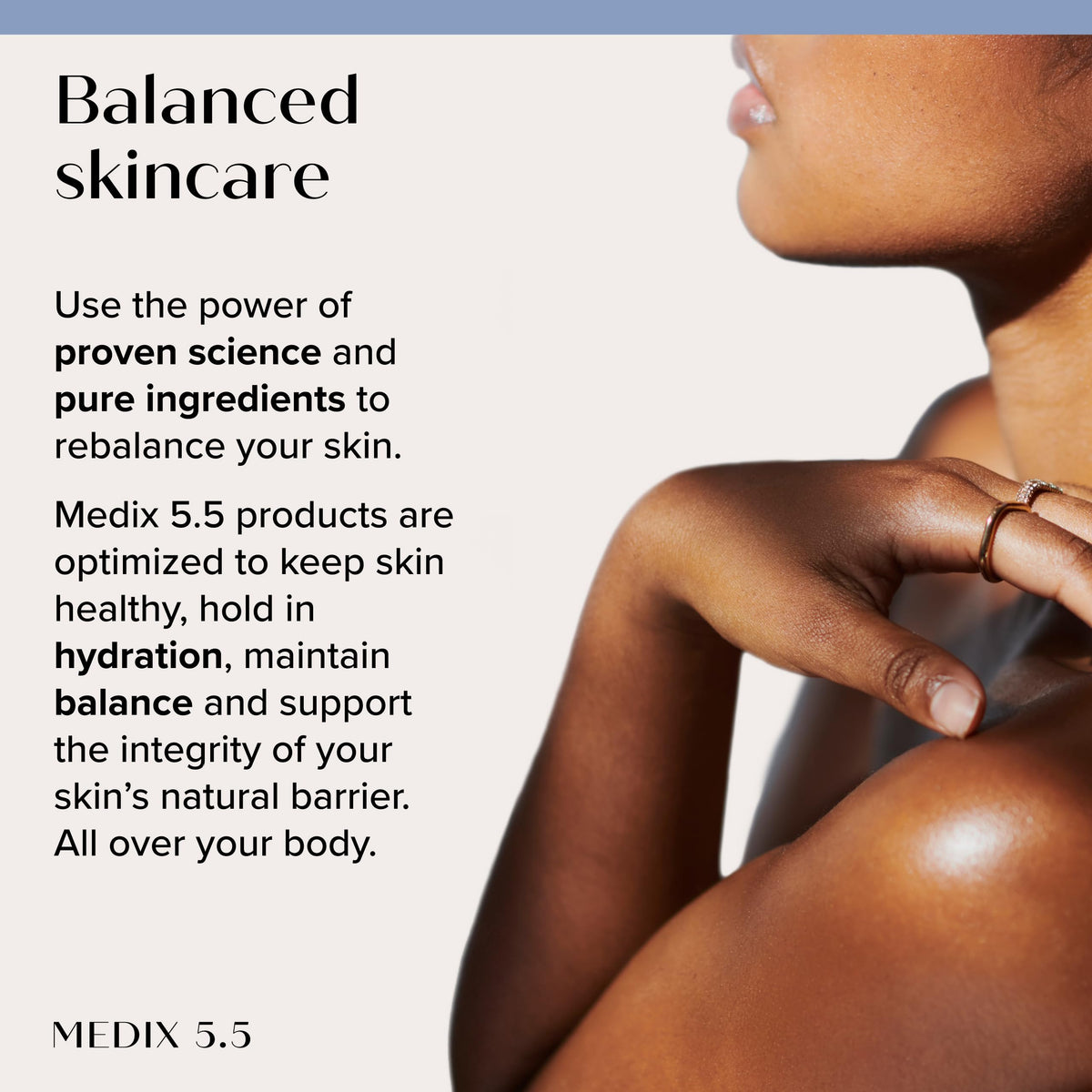Medix 5.5 Radiant Glow Body Wash lather on skin