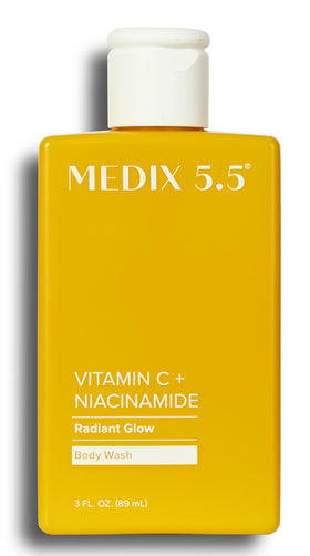 Medix 5.5 Radiant Glow Body Wash with citrus fruits