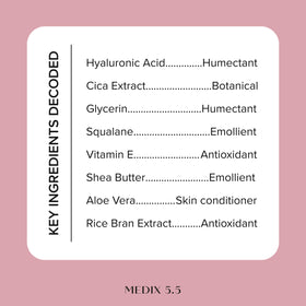 Medix 5.5 Retinol Body Lotion in hand