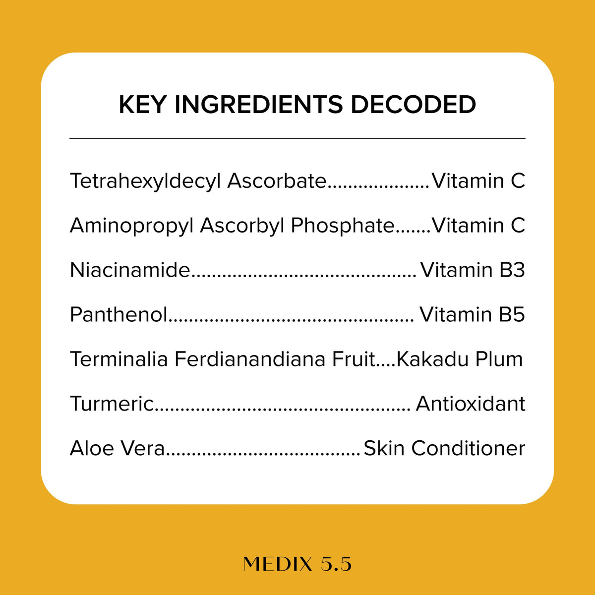 Medix 5.5 Vitamin C Body Wash in shower setting