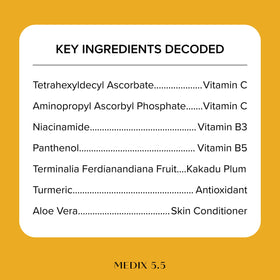 Medix 5.5 Vitamin C Body Wash in shower setting