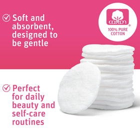 Medline Simply Soft Cotton Rounds 4-layer design demonstration