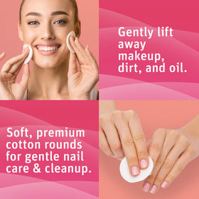 Medline Simply Soft Cotton Rounds gentle on skin application