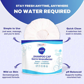 MedVance Shampoo Cap showing packaging details