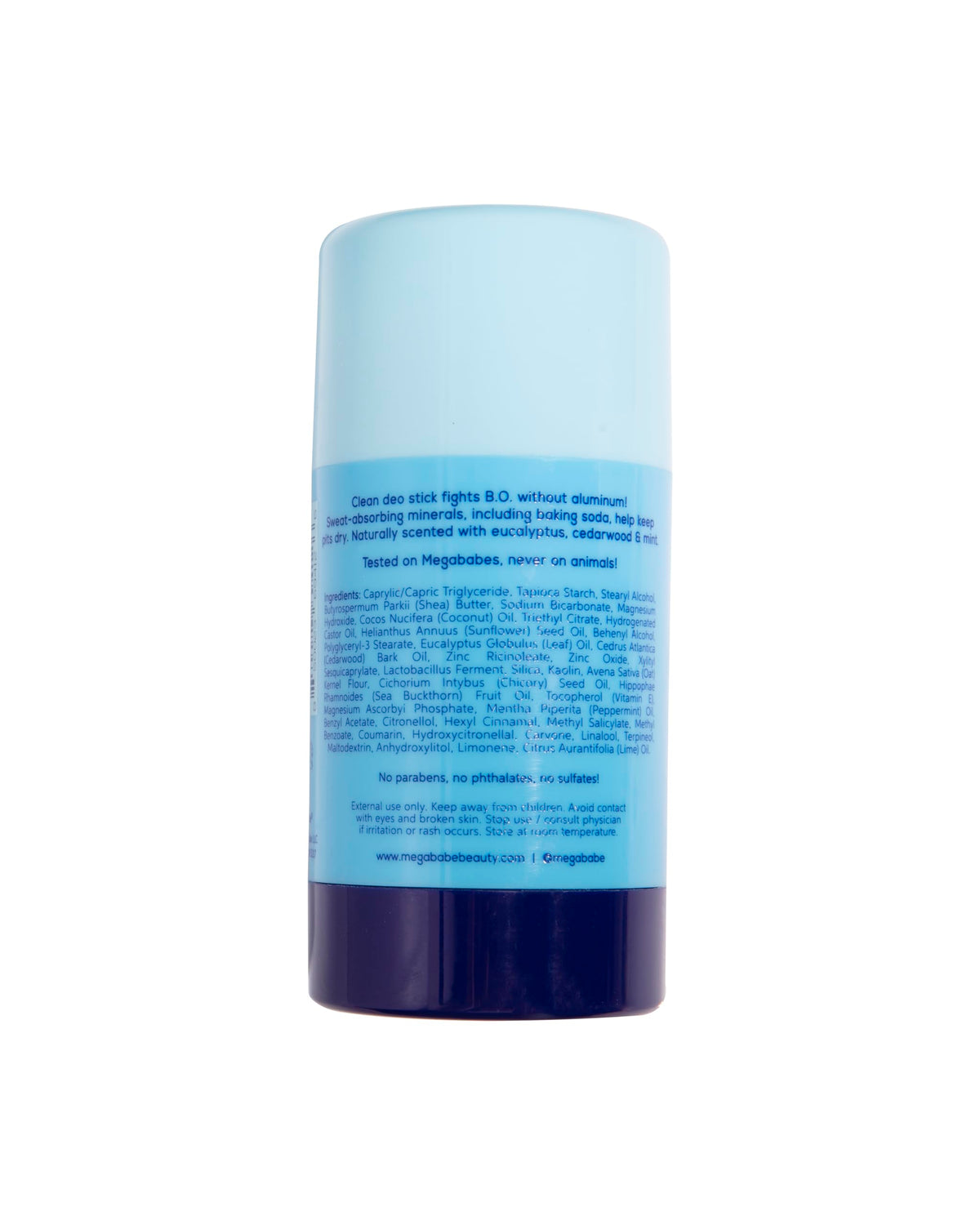 Megababe Geo Deo Eucalyptus Mint with natural ingredients
