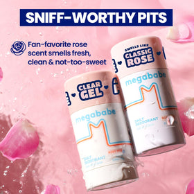 Megababe Rosy Pits Deo Fresh Rose application