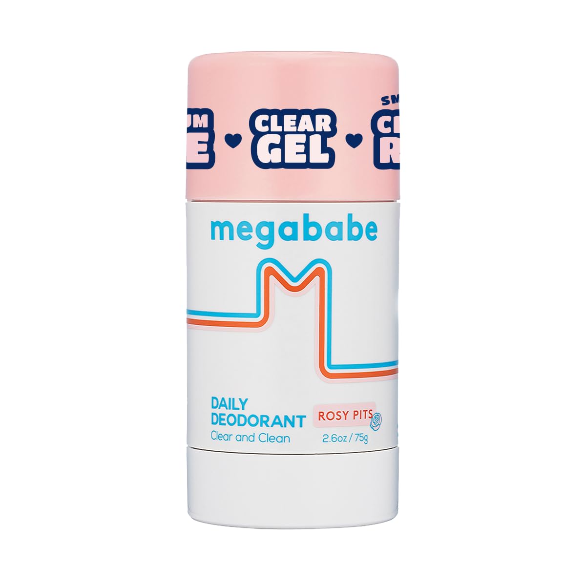 Megababe Rosy Pits Deo Fresh Rose front view