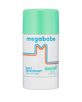 Megababe Soapy Pits Daily Deodorant Fresh Scent front view
