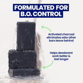 Megababe Space Bar Charcoal Underarm Soap packaging