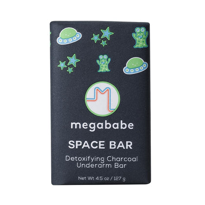 Megababe Space Bar Detox Charcoal Underarm Bar front view