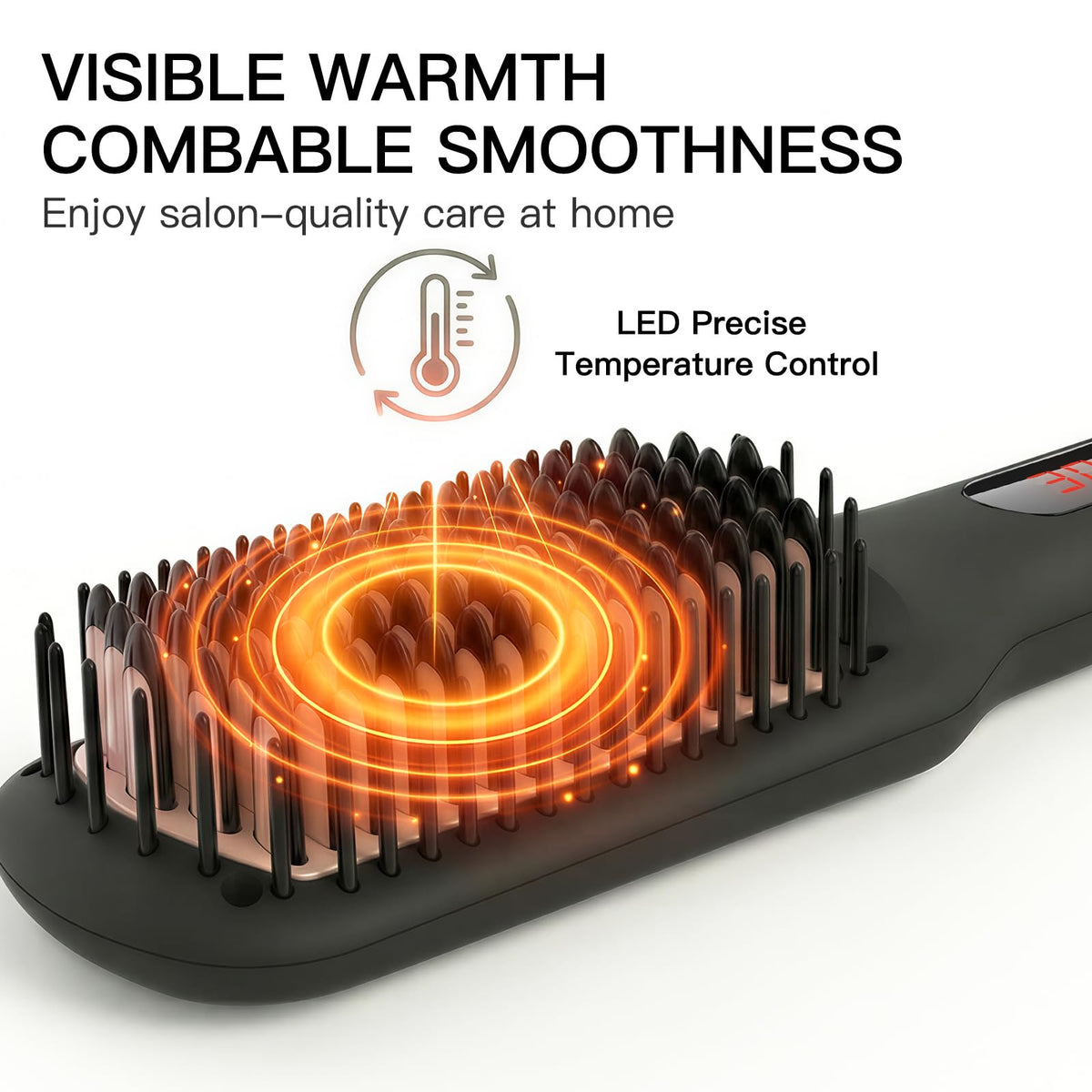MEGAWISE Hair Straightener Brush packaging