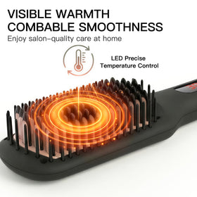 MEGAWISE Hair Straightener Brush packaging