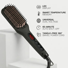 MEGAWISE Hair Straightener Brush power cord detail