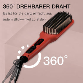 MEGAWISE Hair Straightener Brush Pro with power cord