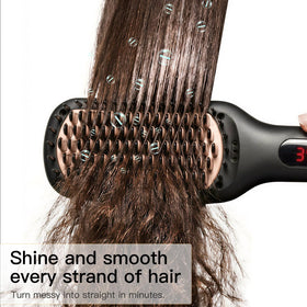 MEGAWISE Hair Straightener Brush side view