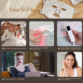 MEGELIN LED Mask in portable folded position