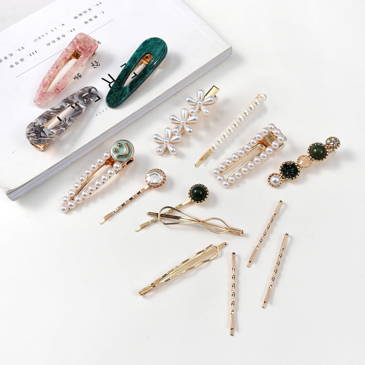 Mehayi hair clips worn in a hairstyle