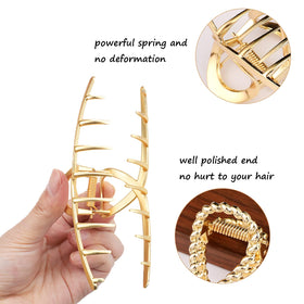 Mehayi Large Metal Claw Clip set packaging