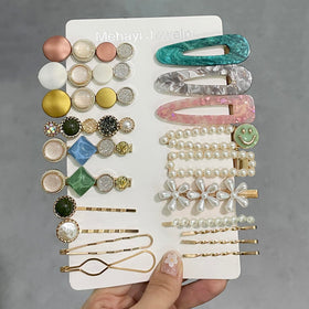 Mehayi pearl hair clips in various designs