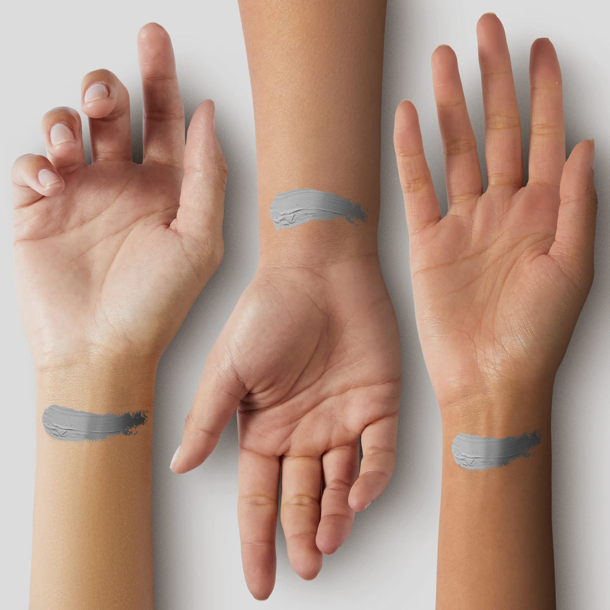 Mehron CreamBlend Stick Foundation Light Grey side view