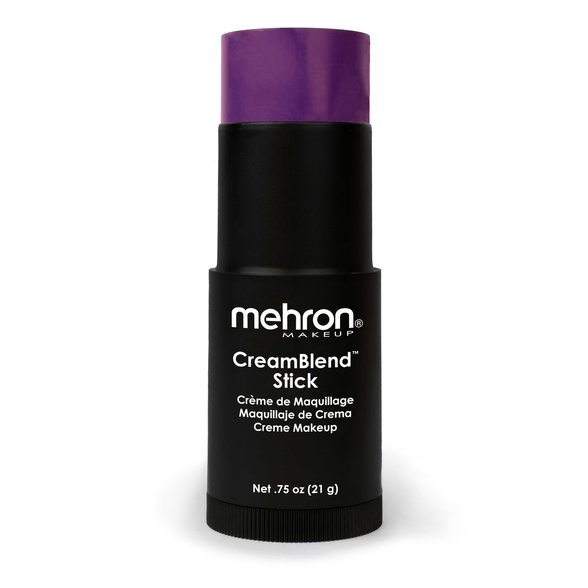 Mehron CreamBlend Stick Makeup front view, Purple