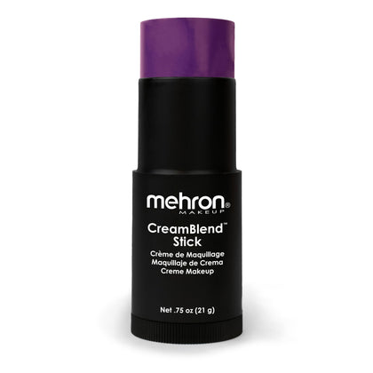Mehron CreamBlend Stick Makeup front view, Purple
