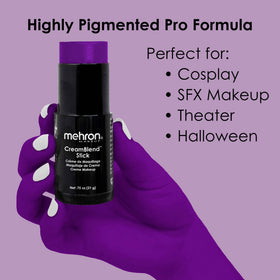 Mehron CreamBlend Stick Makeup packaging display