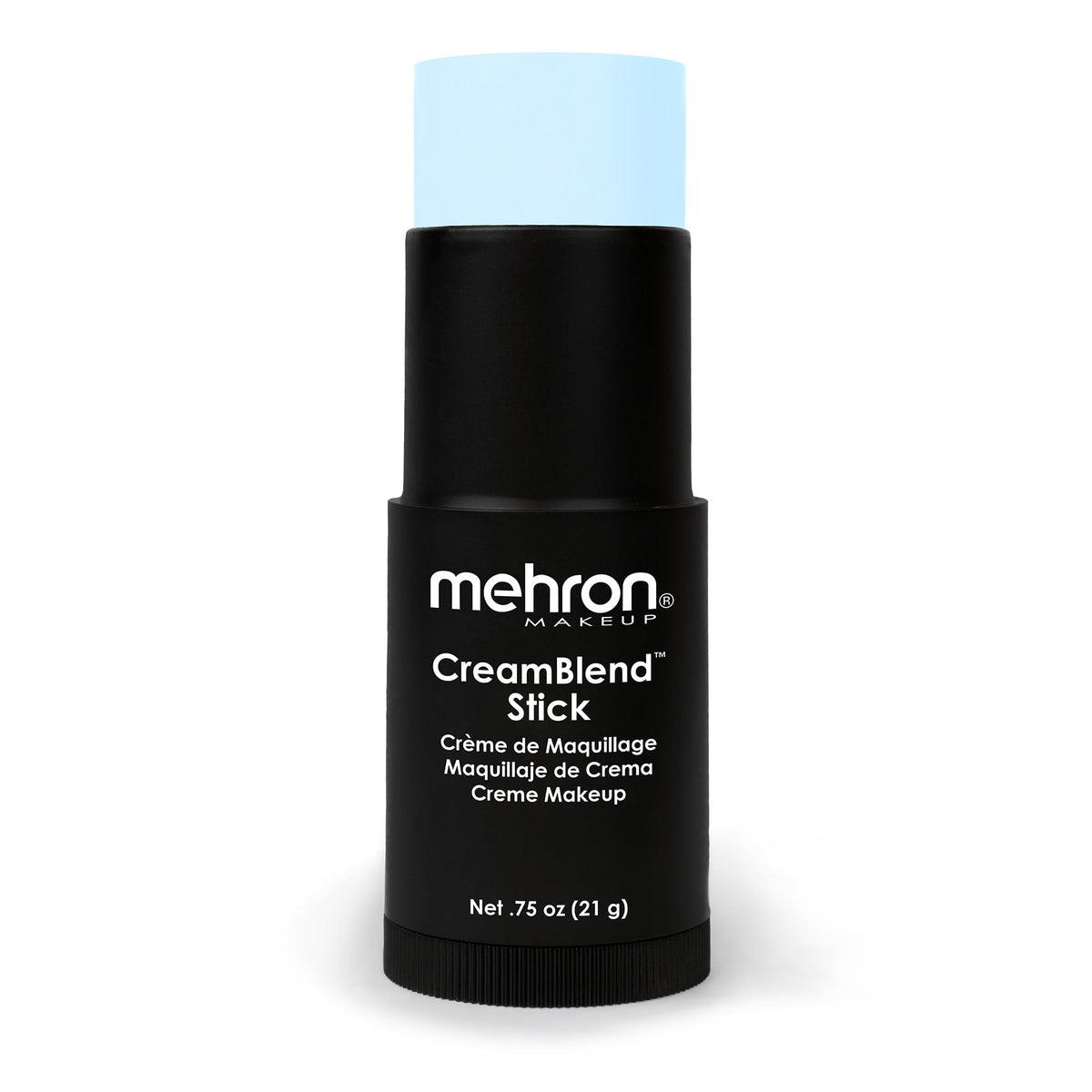 Mehron CreamBlend Stick Makeup Pastel Blue front view