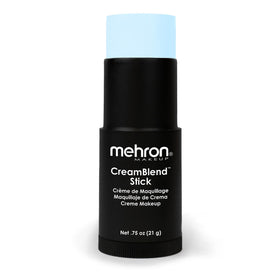 Mehron CreamBlend Stick Makeup Pastel Blue front view