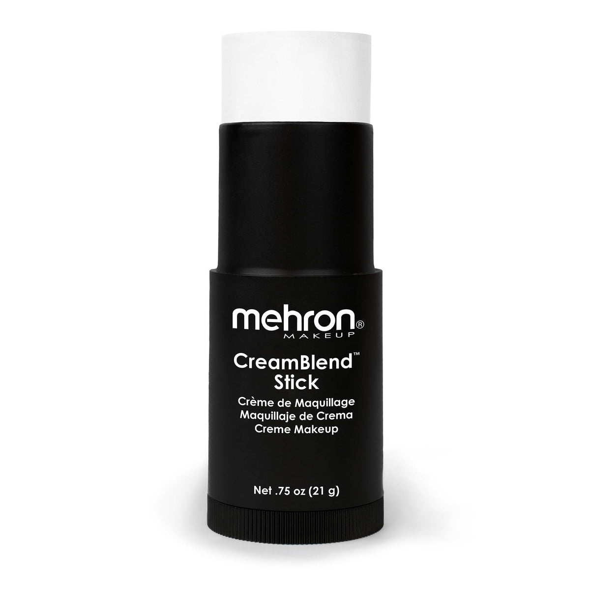 Mehron CreamBlend Stick Makeup White front view