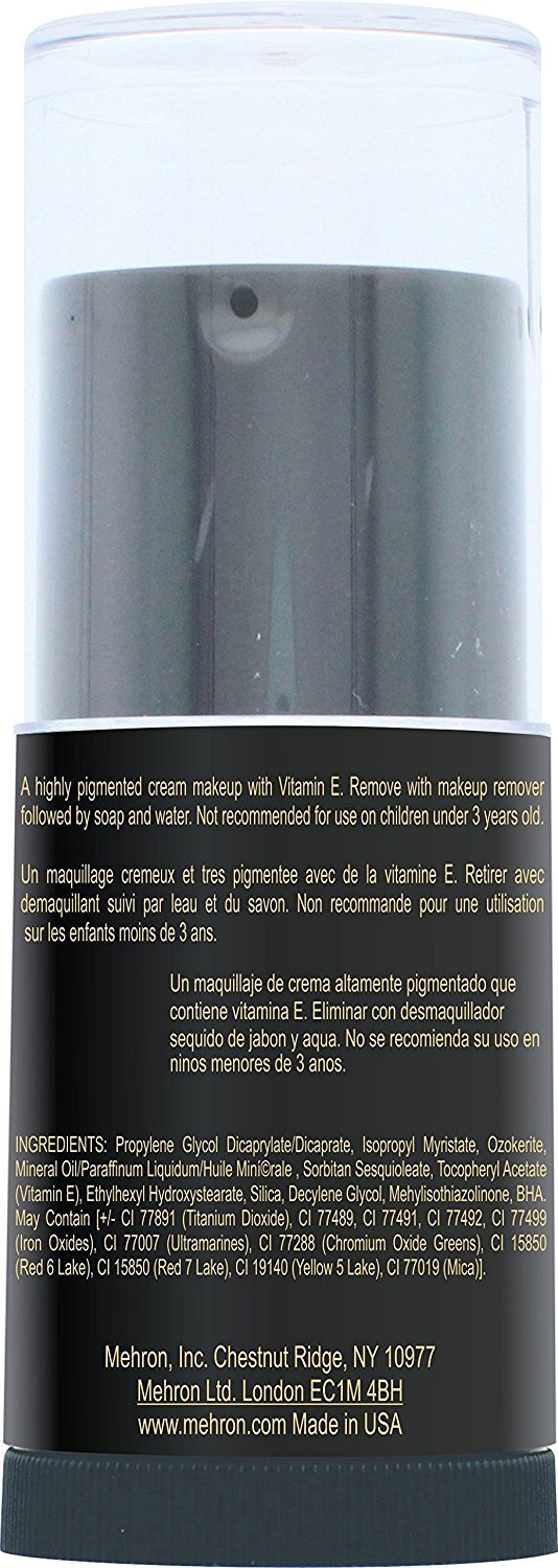 Mehron CreamBlend Stick Medium Dark side view